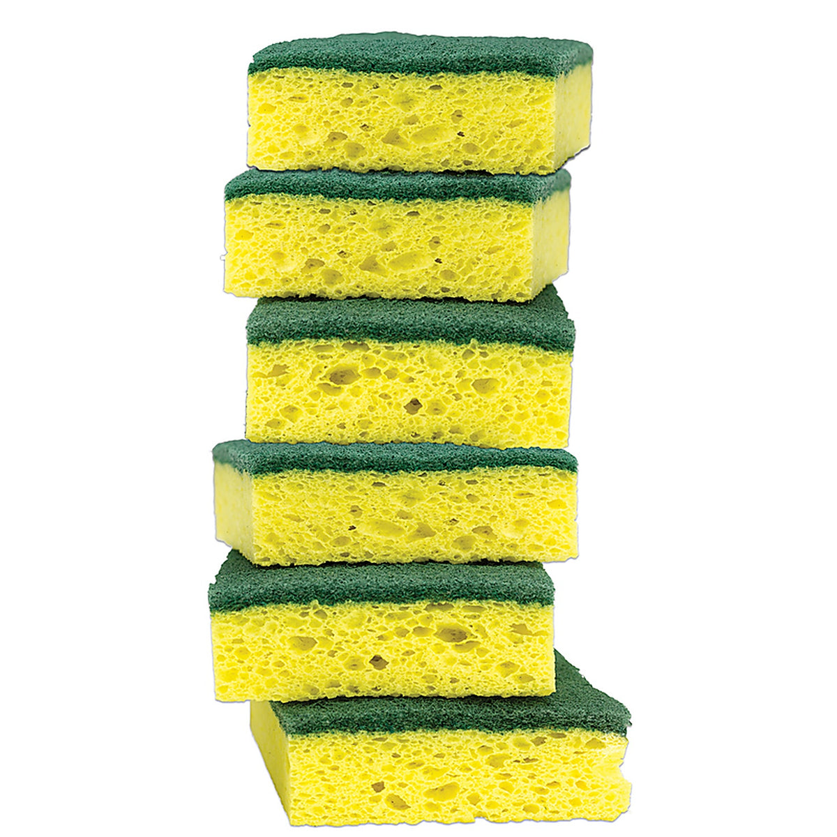 3M 426 Scotch-Brite Heavy Duty Scrubber Sponge For Pots and Pans 4.5 in. L 6/Pack