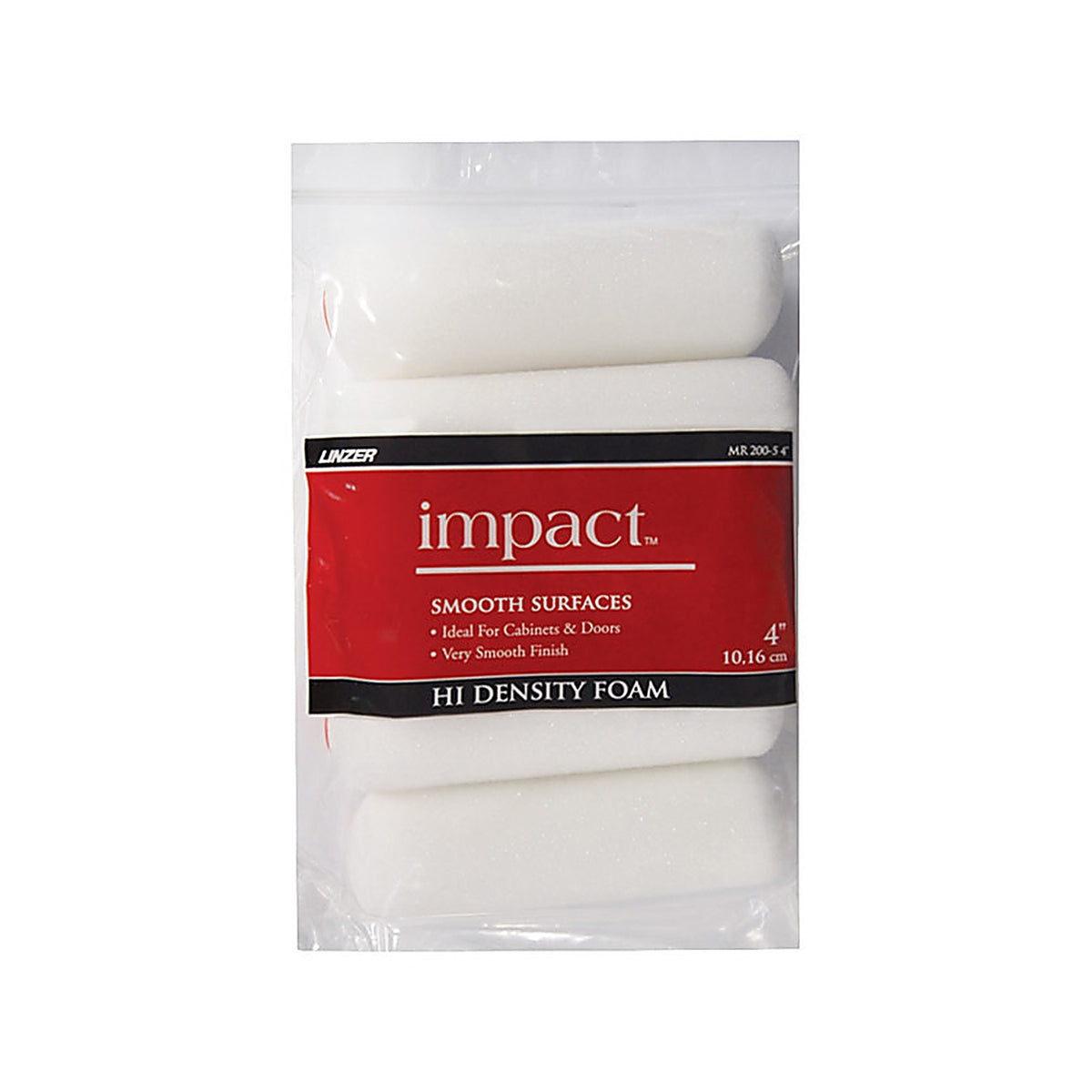 Linzer MR200-5 4 Impact Foam 4 in. W Mini Paint Roller Cover 5/Pack