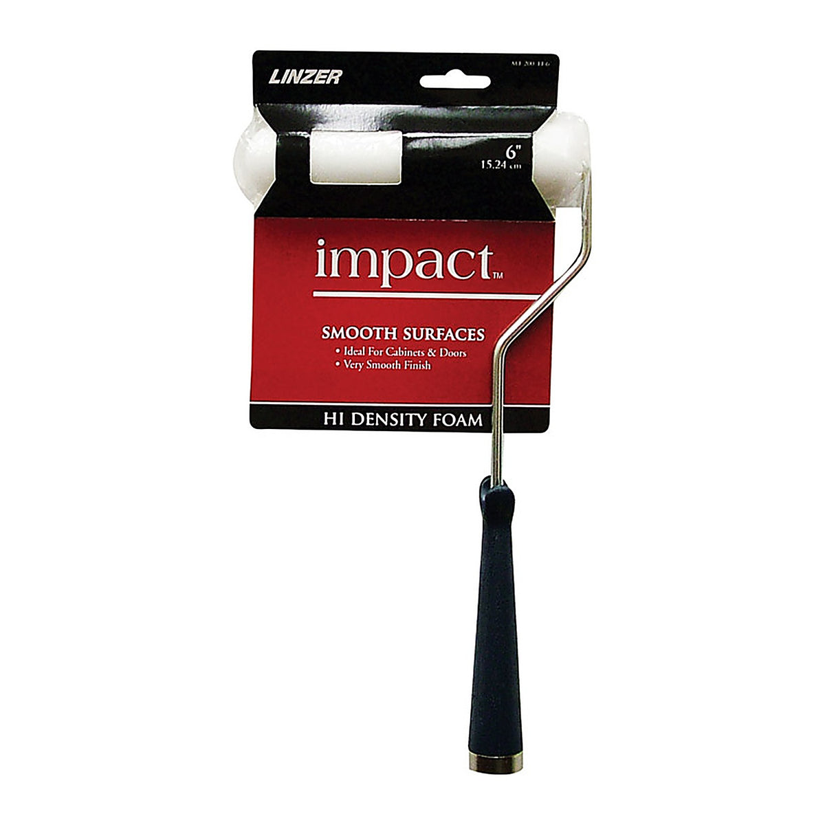 Linzer MT200-11 6 Impact 6 in. W Mini Paint Roller Frame and Cover Threaded End
