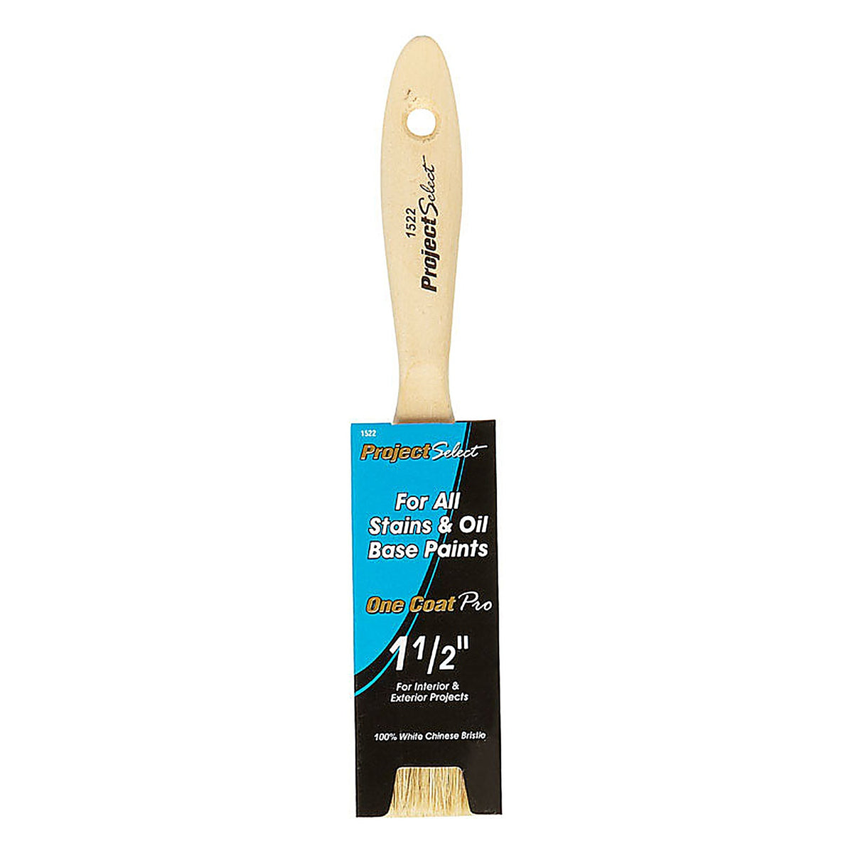 Linzer 1522-1.5 Project Select 1-1/2 in. W Flat Paint Brush