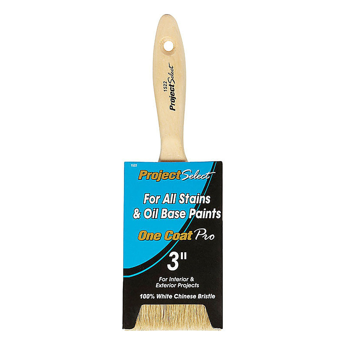 Linzer 1522-3 Project Select 3 in. W Flat Paint Brush