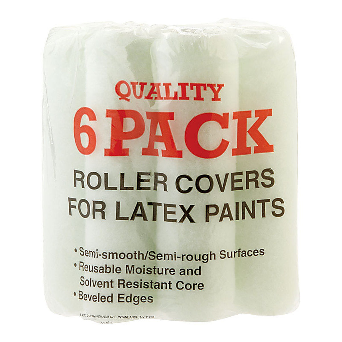 Linzer RC139-9 Quality Synthetic Blend 9 in. W x 3/8 in. Regular Paint Roller Cover 6/Pack