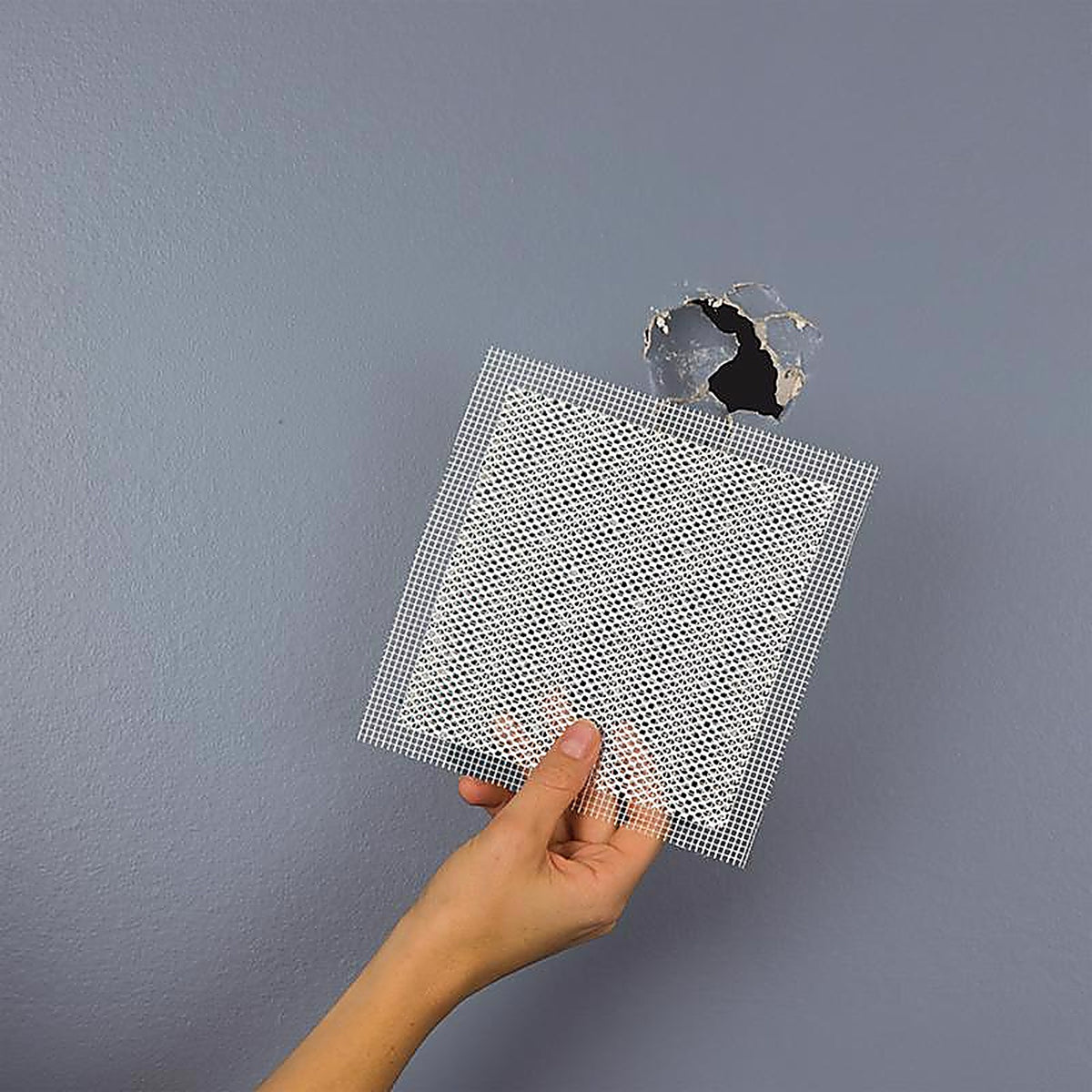 Fibatape FDW6924-U 6 in. L x 6 in. W Fiberglass Mesh White Self Adhesive Wall Repair Patch