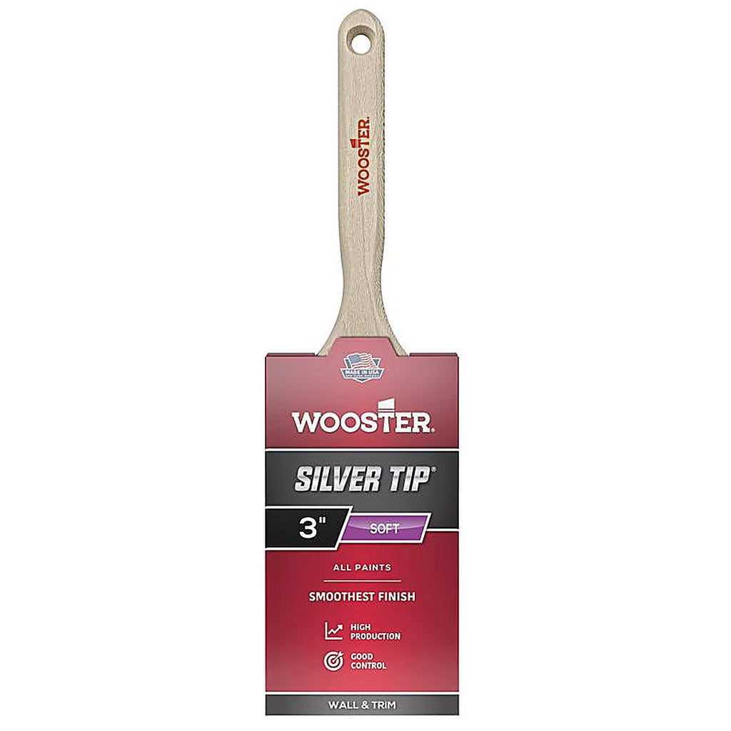 Wooster 5220-3 Silver Tip 3 in. W Flat Paint Brush