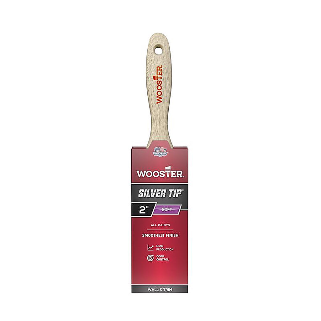 Wooster 5222-2 Silver Tip 2 in. W Flat Paint Brush