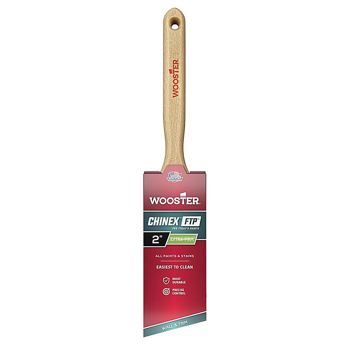 Wooster 4410-2 Chinex FTP 2 in. W Angle Oil-Based Paint Brush