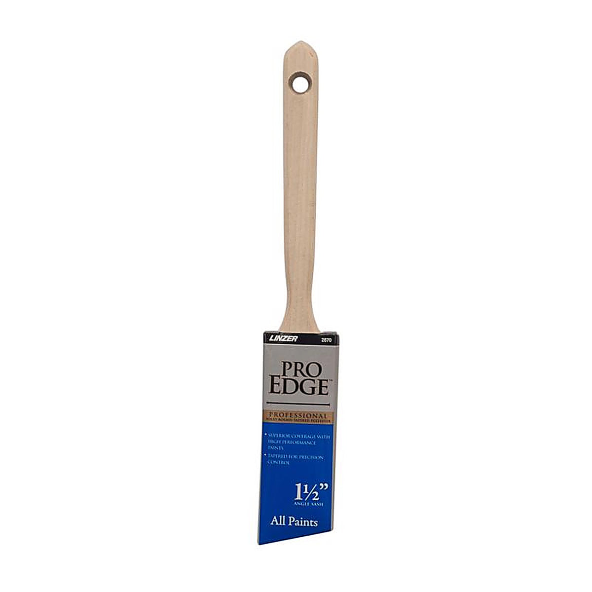 Linzer 2870 PIC 0150 Pro Impact 1-1/2 in. W Angle Trim Paint Brush