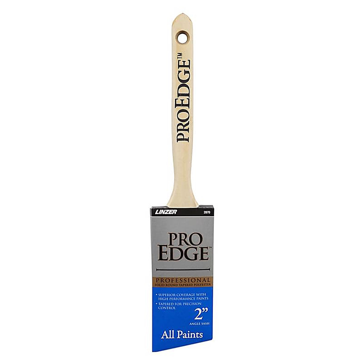 Linzer 2870 PIC 0200 Pro Impact 2 in. W Extra Soft Angle Trim Paint Brush