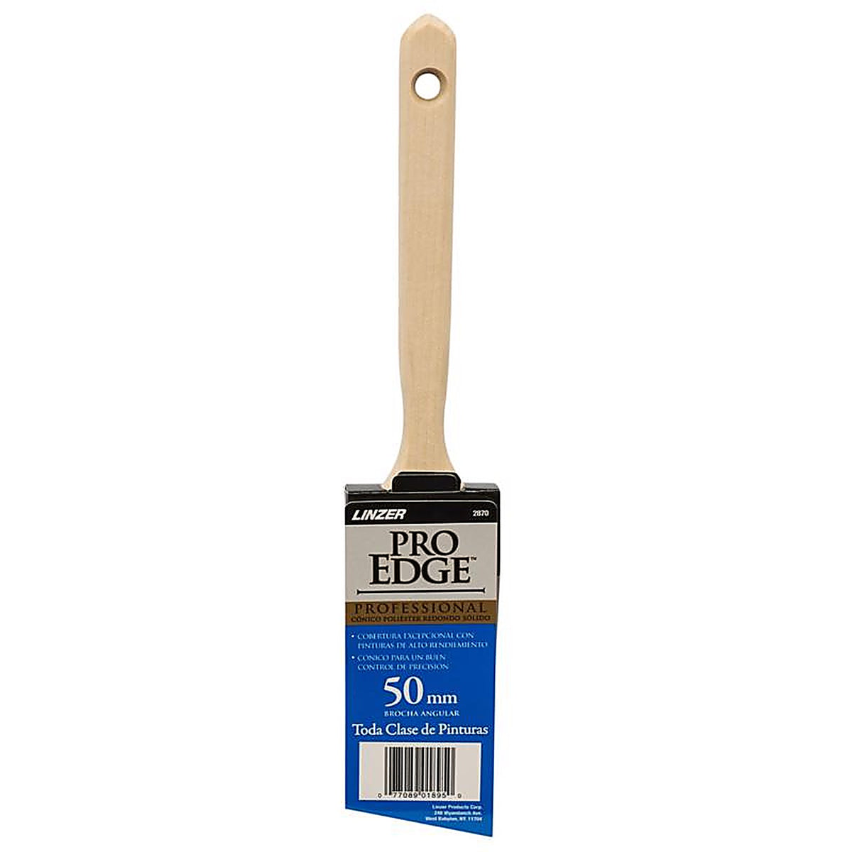 Linzer 2870 PIC 0200 Pro Impact 2 in. W Extra Soft Angle Trim Paint Brush