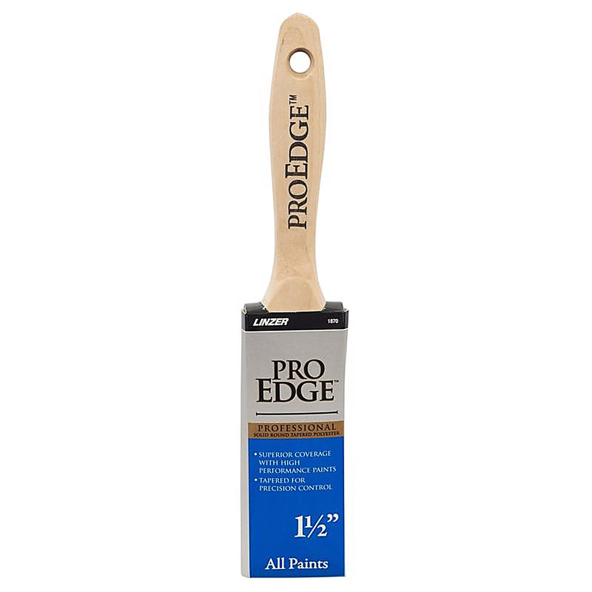 Linzer 1870 PIC 0150 Pro Impact 1.5 in. W Flat Paint Brush