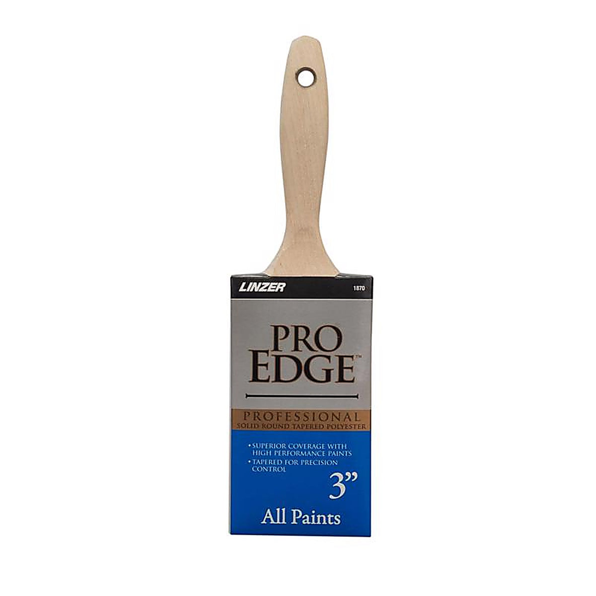 Linzer 1870 PIC 0300 Pro Impact 3 in. W Flat Paint Brush