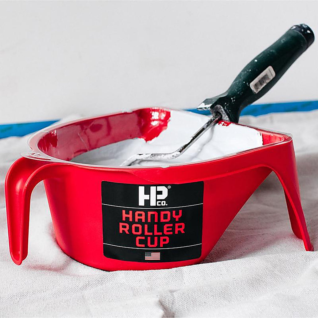 Handy 1600-6 Red 1 pt. Plastic Paint Pail