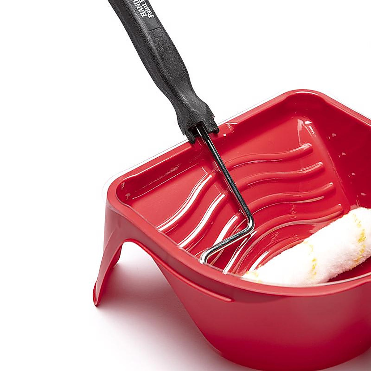 Handy 1600-6 Red 1 pt. Plastic Paint Pail