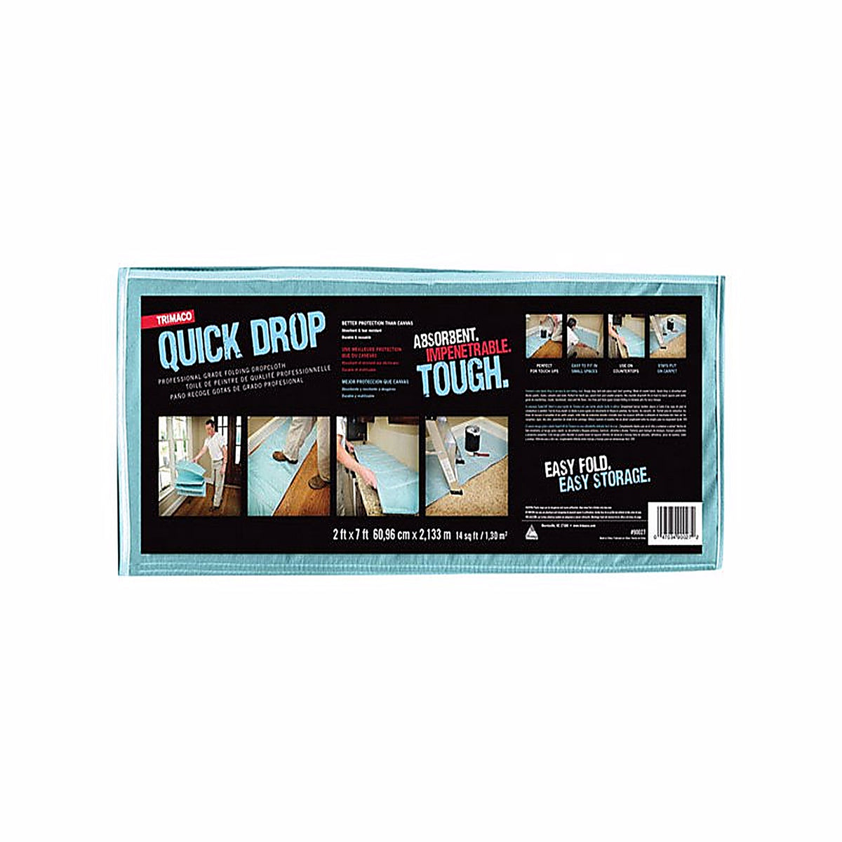 Trimaco 90027 2 W x 7 ft. L Drop Cloth 1/Pack