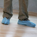 Trimaco 54311 Tyvek Polypropylene Shoe Guards Blue One Size Fits Most 3/Pack