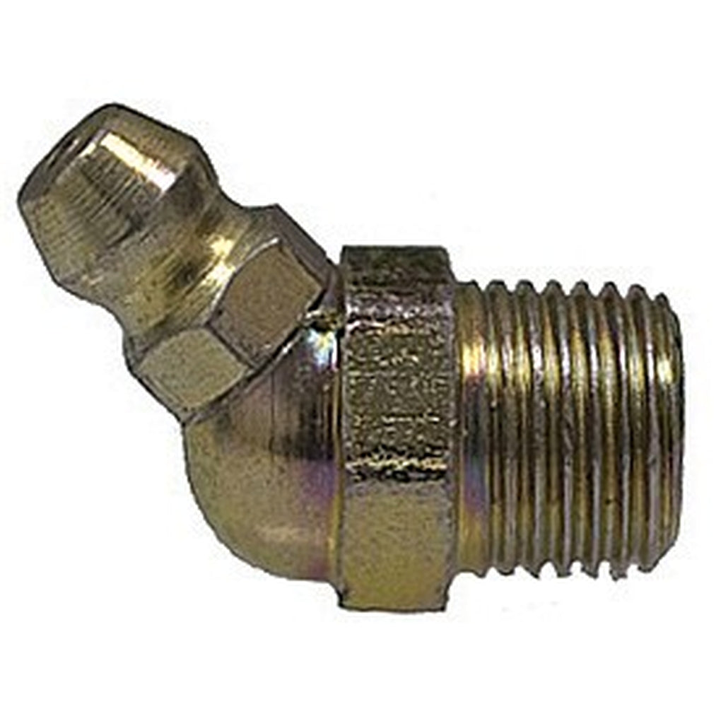 Auveco 15114 Grease Fitting 1/8" Pipe 45 Degrees