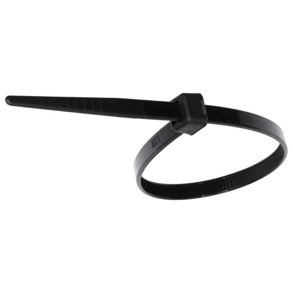 Auveco 15146 Black Nylon Cable Tie 7" Length