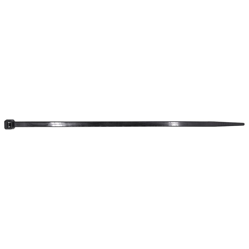 Auveco 15146 Black Nylon Cable Tie 7" Length