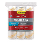 Wooster RR663-9 Pro/Doo-Z FTP Synthetic Blend 9 in. W x 3/8 in. Paint Roller Cover 3/Pack