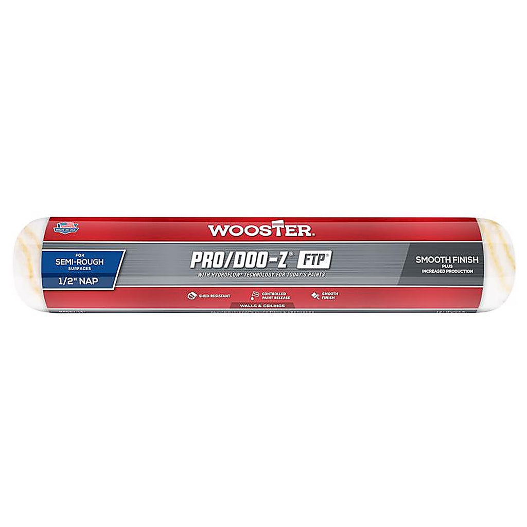 Wooster RR667-14 Pro/Doo-Z FTP Synthetic Blend 14 in. W x 1/2 in. Paint Roller Cover 1/Pack