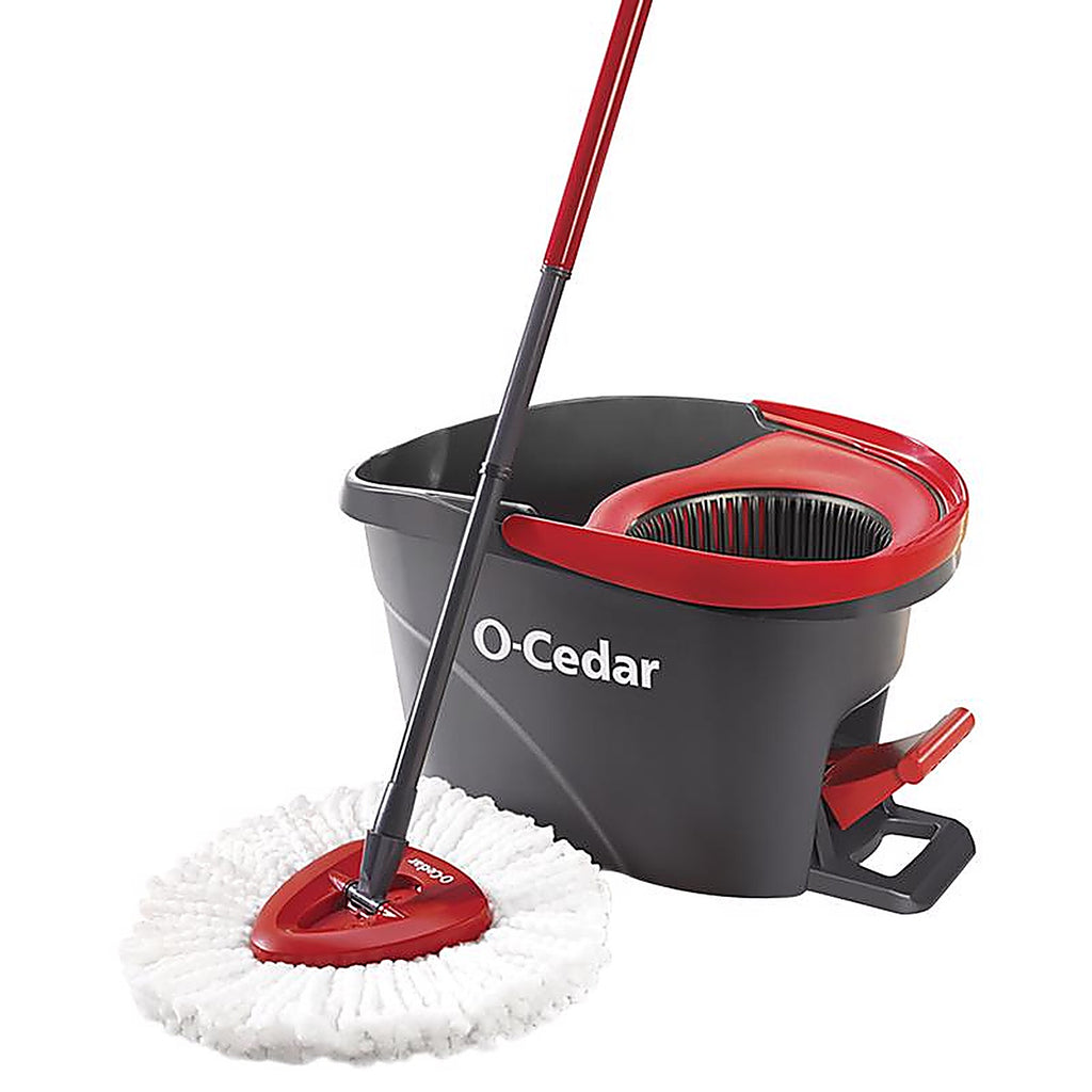 O-Cedar 148473 EasyWring 12 in. W Spin Spin Mop with Bucket