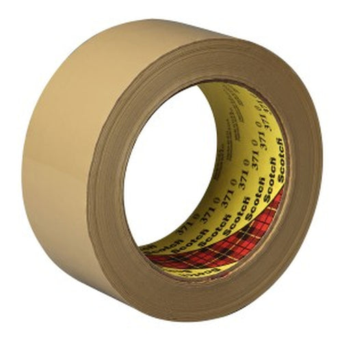 3M 15872 Scotch Box Sealing Tape 371 Tan, 48 mm x 100 meter