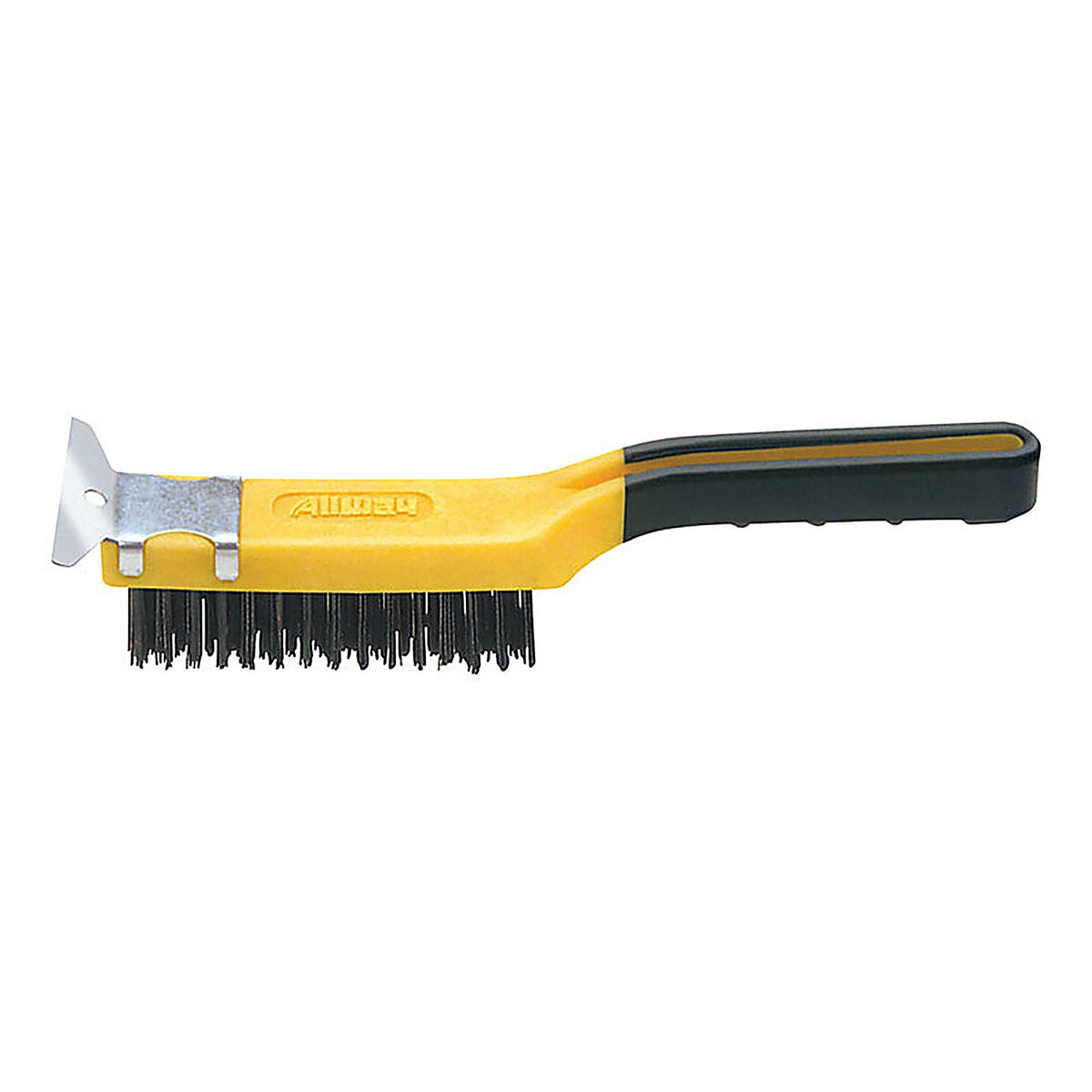 Allway SB411 1-1/2 in. W x 11.5 in. L Carbon Steel Wire Brush with Scraper