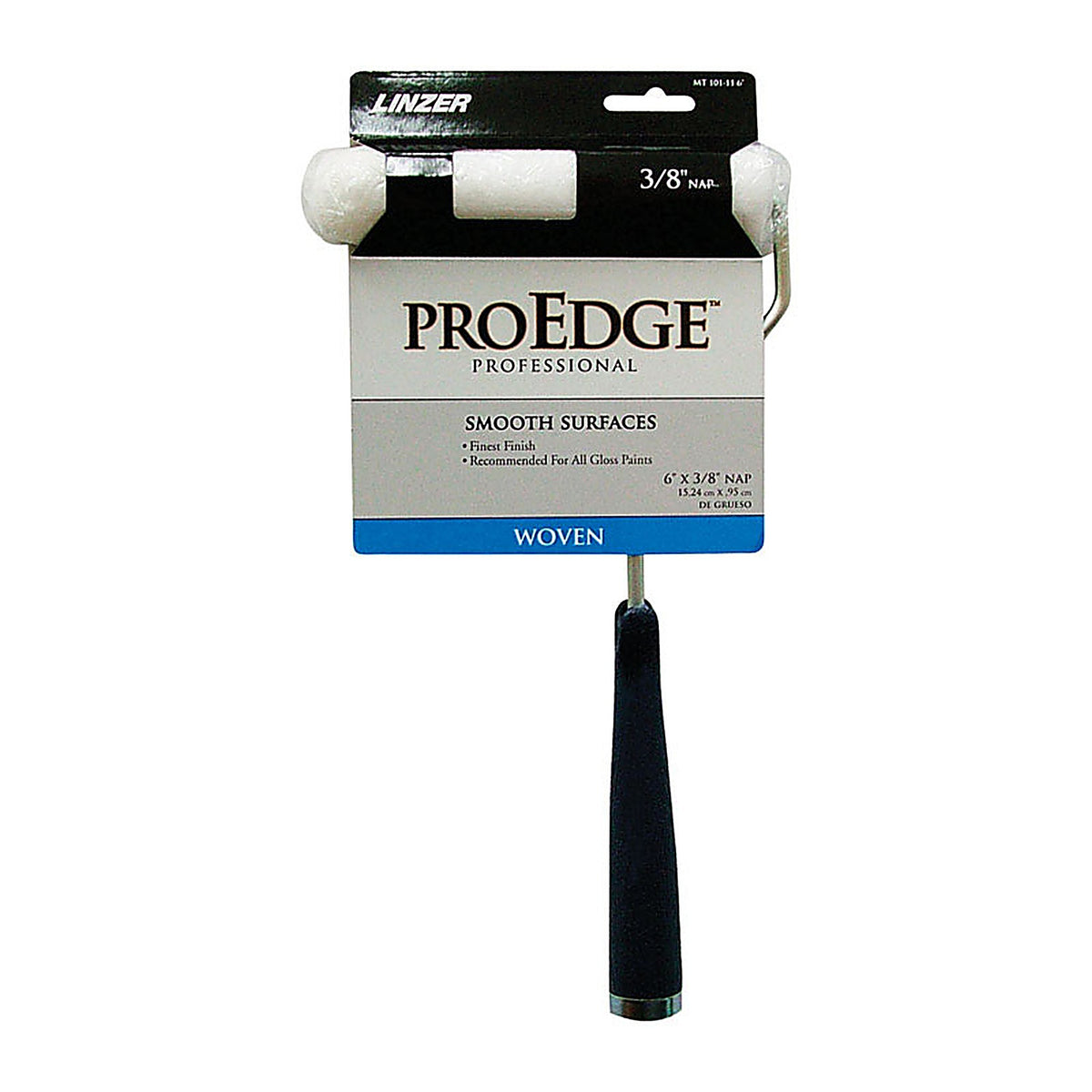 Linzer MT 101-11 0600 Pro Edge 6 in. W Mini Paint Roller Frame and Cover Threaded End