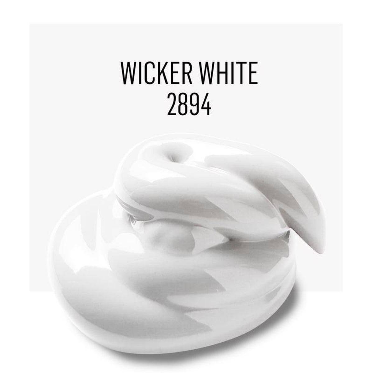 Plaid 2894 FolkArt Satin Wicker White Hobby Paint 2 oz.