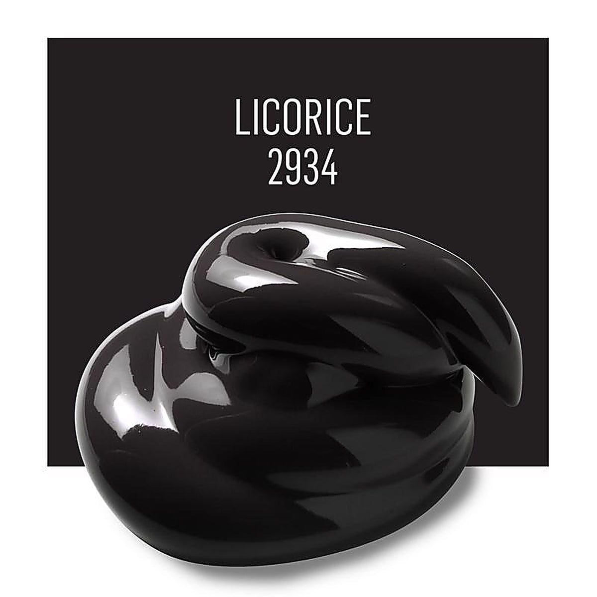 Plaid 2934 FolkArt Satin Licorice Hobby Paint 2 oz.