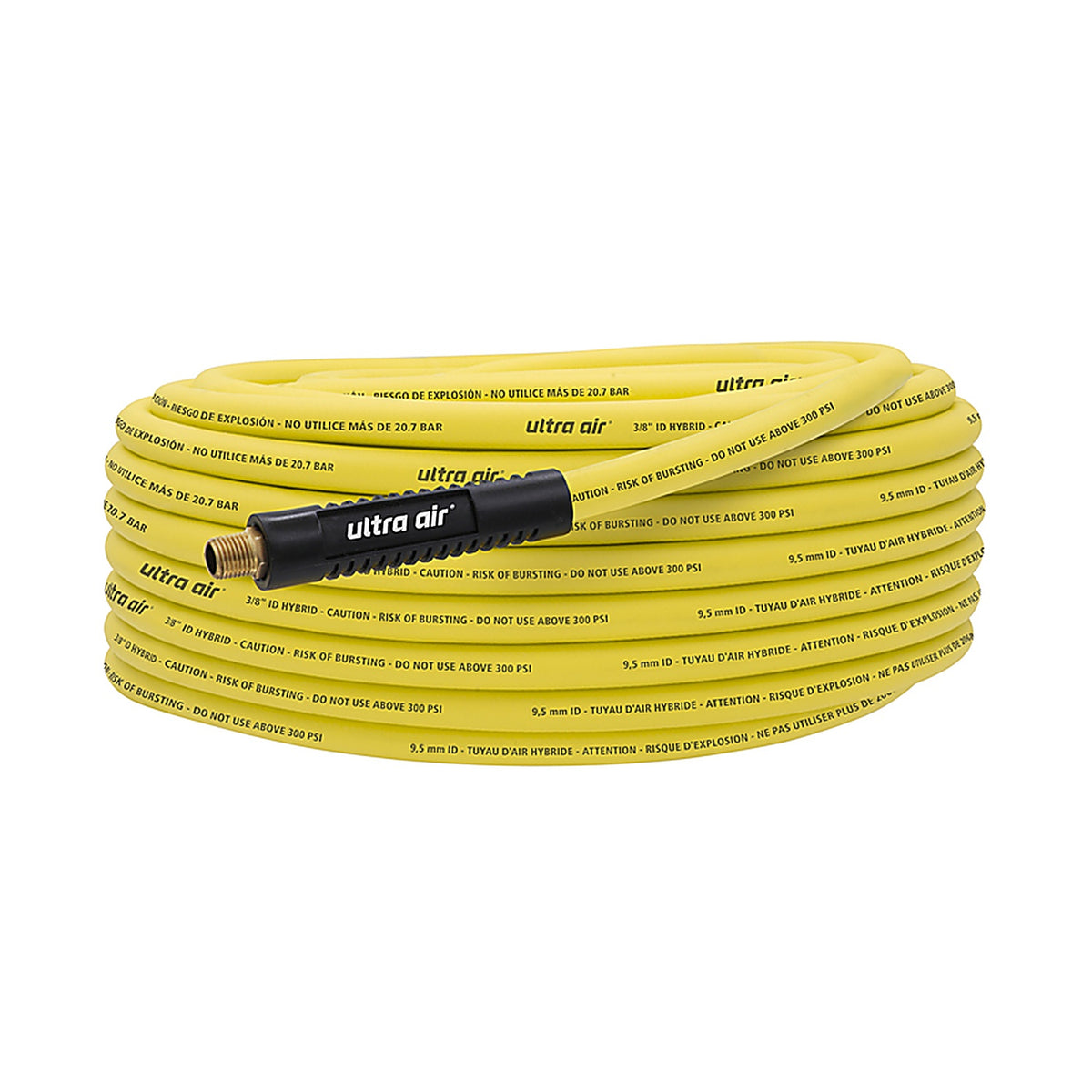 Amflo 575-100A Ultra Air 100 ft. L x 3/8 in. Dia. Rubber/PVC Hybrid Air Hose 300 psi Green