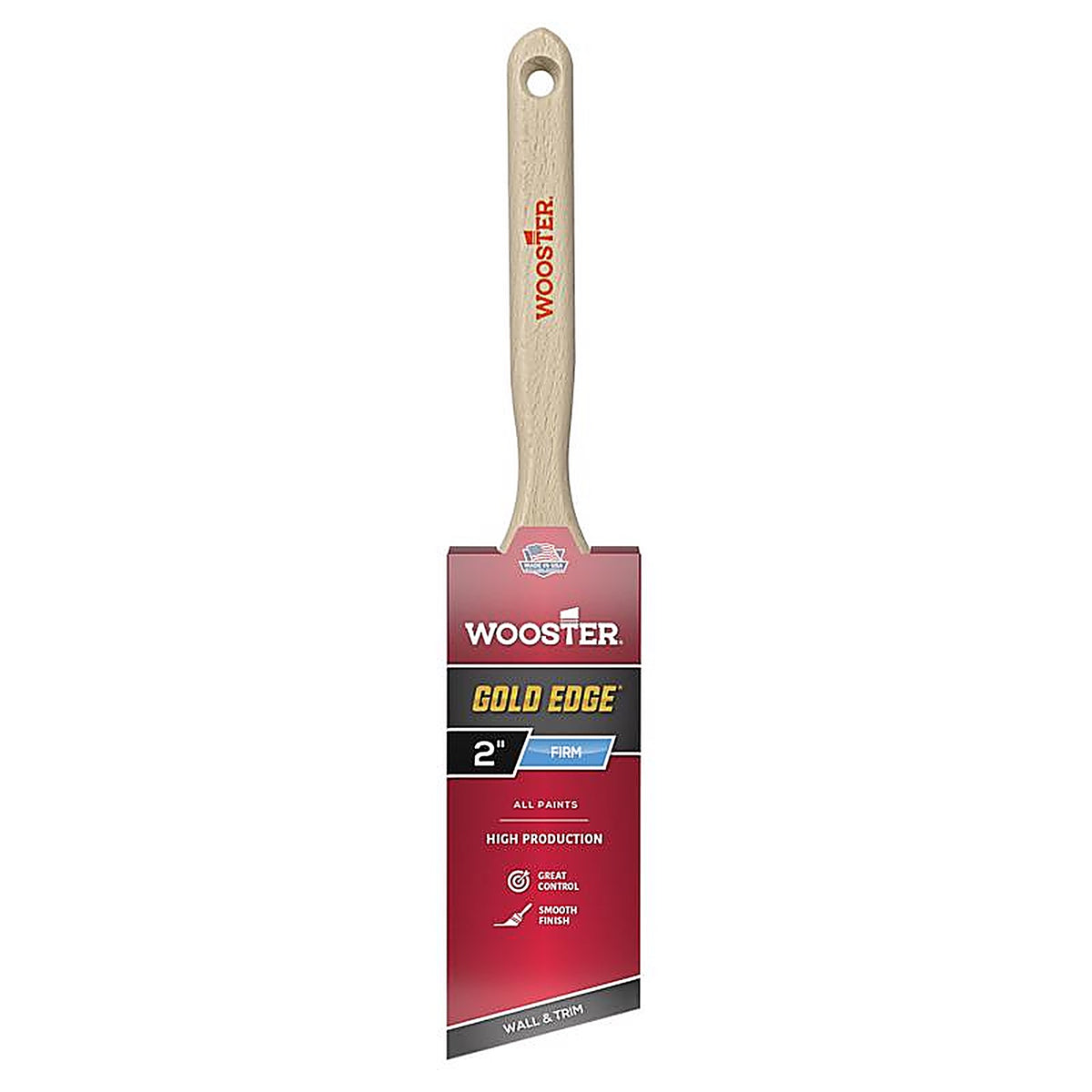 Wooster 5231-2 Gold Edge 2 in. W Angle Paint Brush