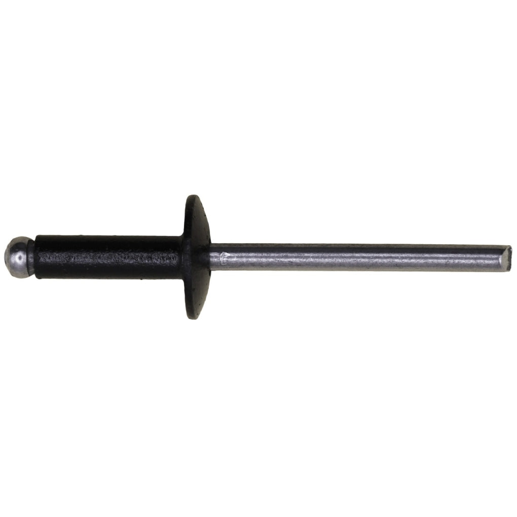 Auveco 17006 Black Aluminum Rivet 5/32" Diameter 1/4"-3/8" Grip