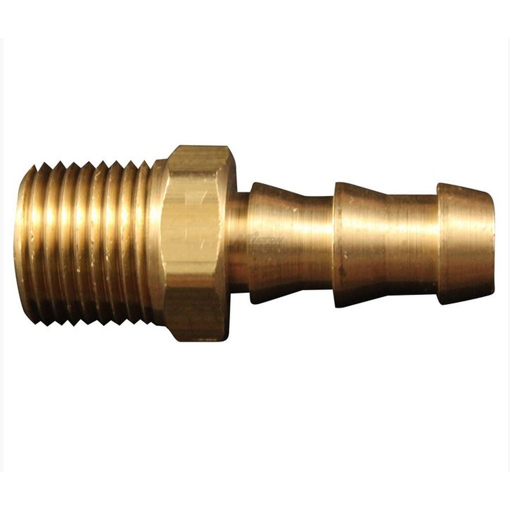 Milton 1703-6 3/8" Male End, 3/8" ID Hose