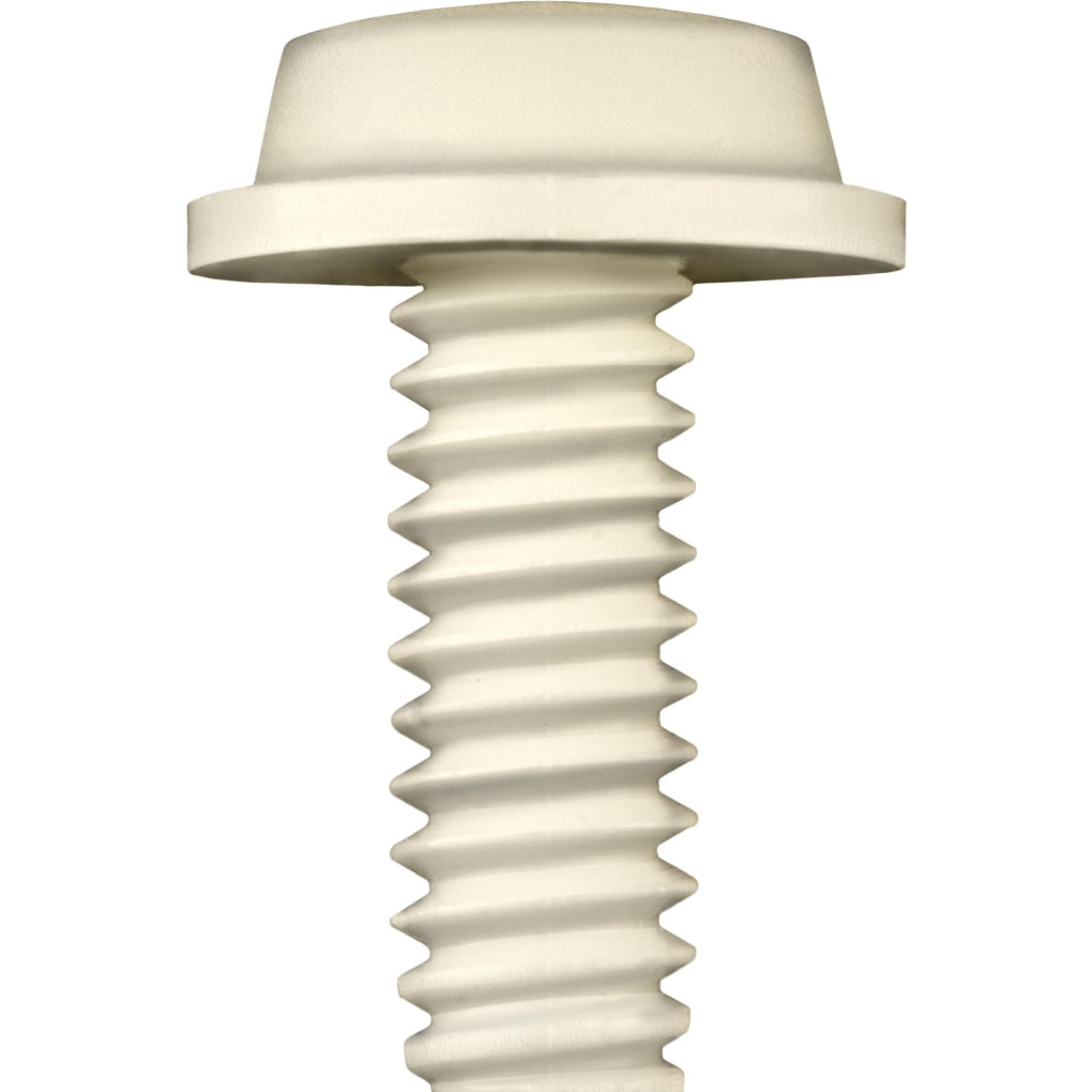Auveco 17171 Natural Nylon License Plate Screw 1/4"-20 x 5/8"