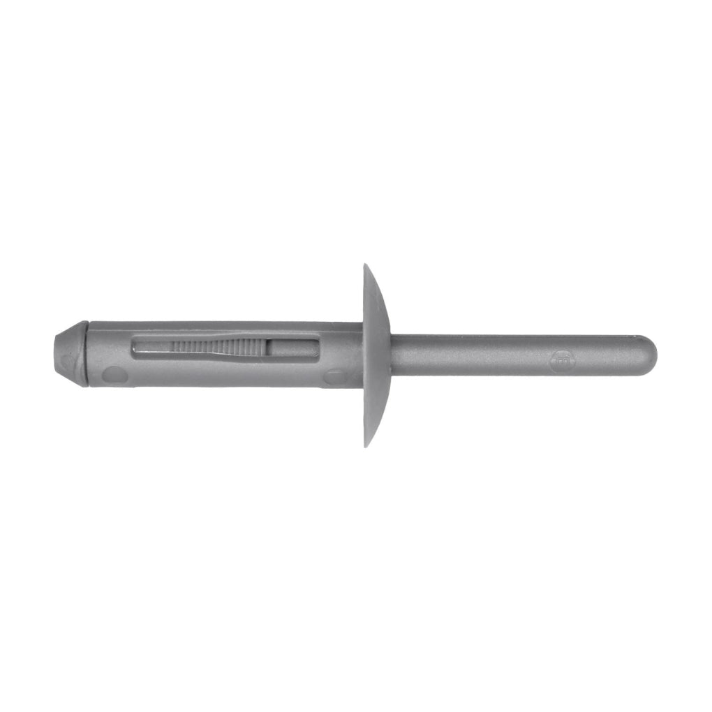 Auveco 17496 Gray Nylon Rivet 1/4" Diameter 5/32" 3/8" Grip