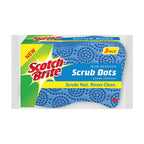3M 20303-8 Scotch-Brite Non-Scratch Sponge For Multi-Purpose 2.6 in. L 3/Pack