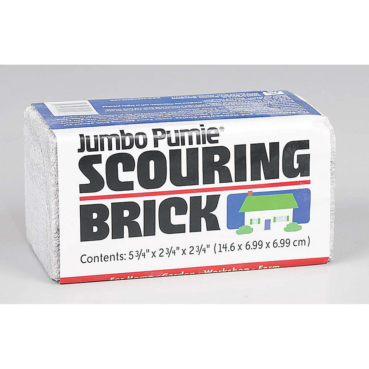 U.S. Pumice JPS-12 Pumie Heavy Duty Scouring Brick For Multi-Purpose 6 in. L 1/Pack
