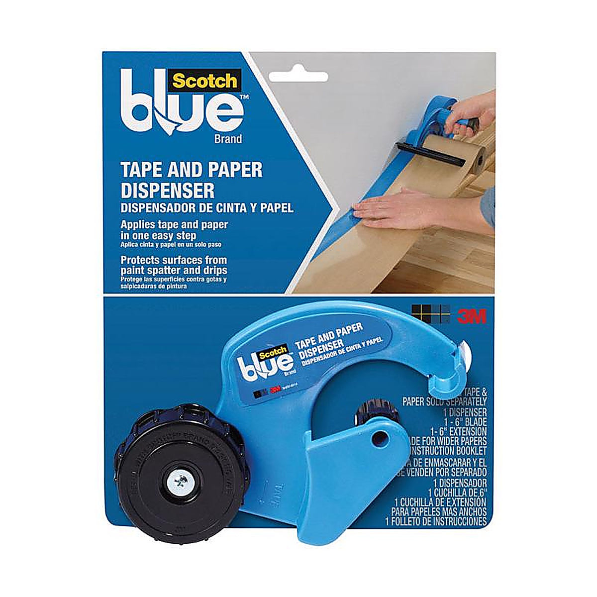 3M M1000-SBN Scotch Blue 1.88 in. W Tape Dispenser
