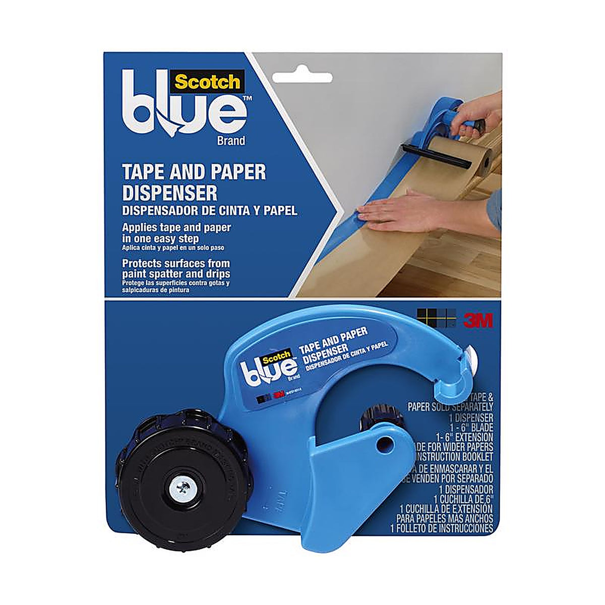 3M M1000-SBN Scotch Blue 1.88 in. W Tape Dispenser