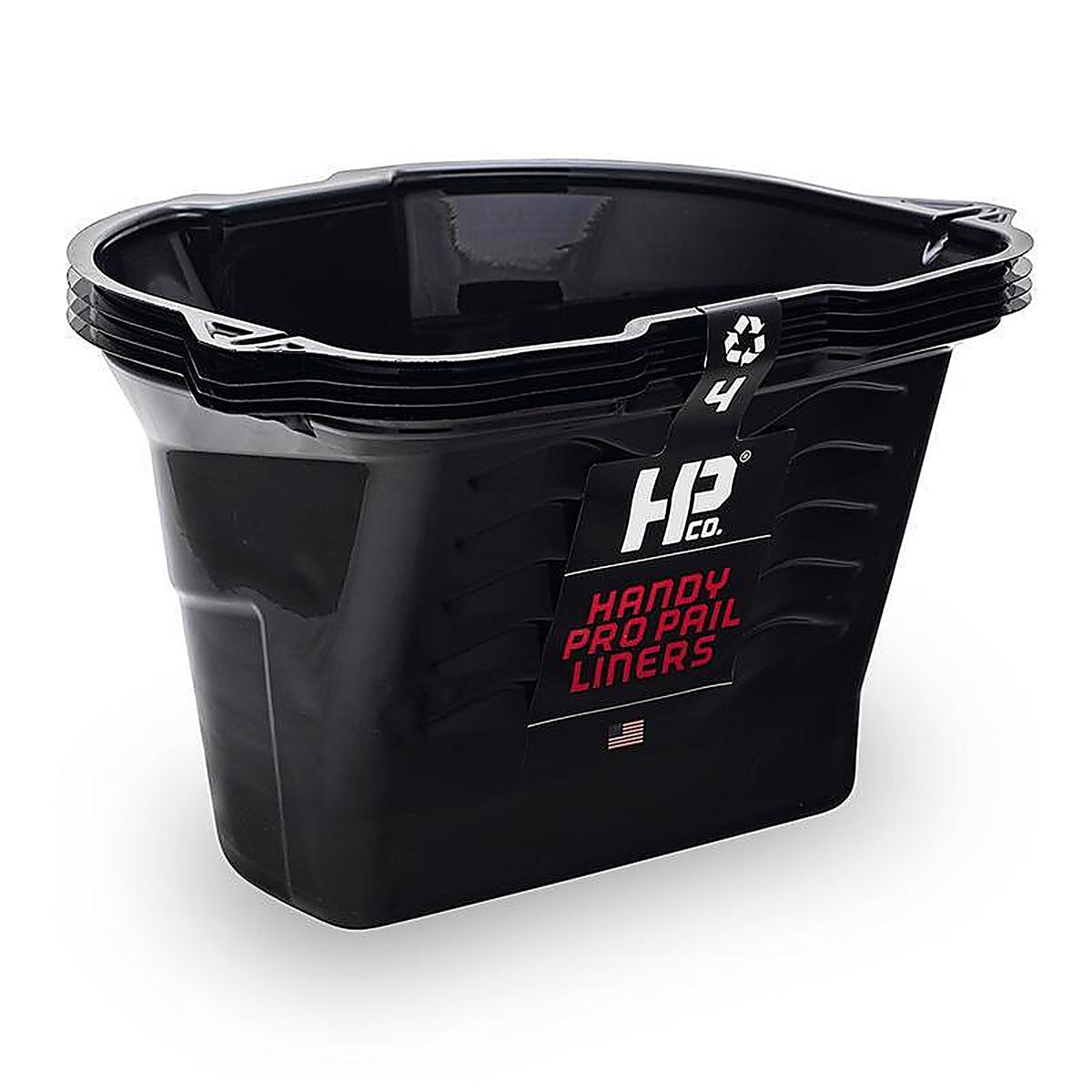 Handy 3220-CC Pro Pail Liners Black 1/2 gal. Plastic Paint Pail Liner