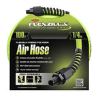 Flexzilla HFZP14100YW2 Pro 100 ft. L x 1/4 in. Dia. Hybrid Polymer Air Hose 300 psi Zilla Green