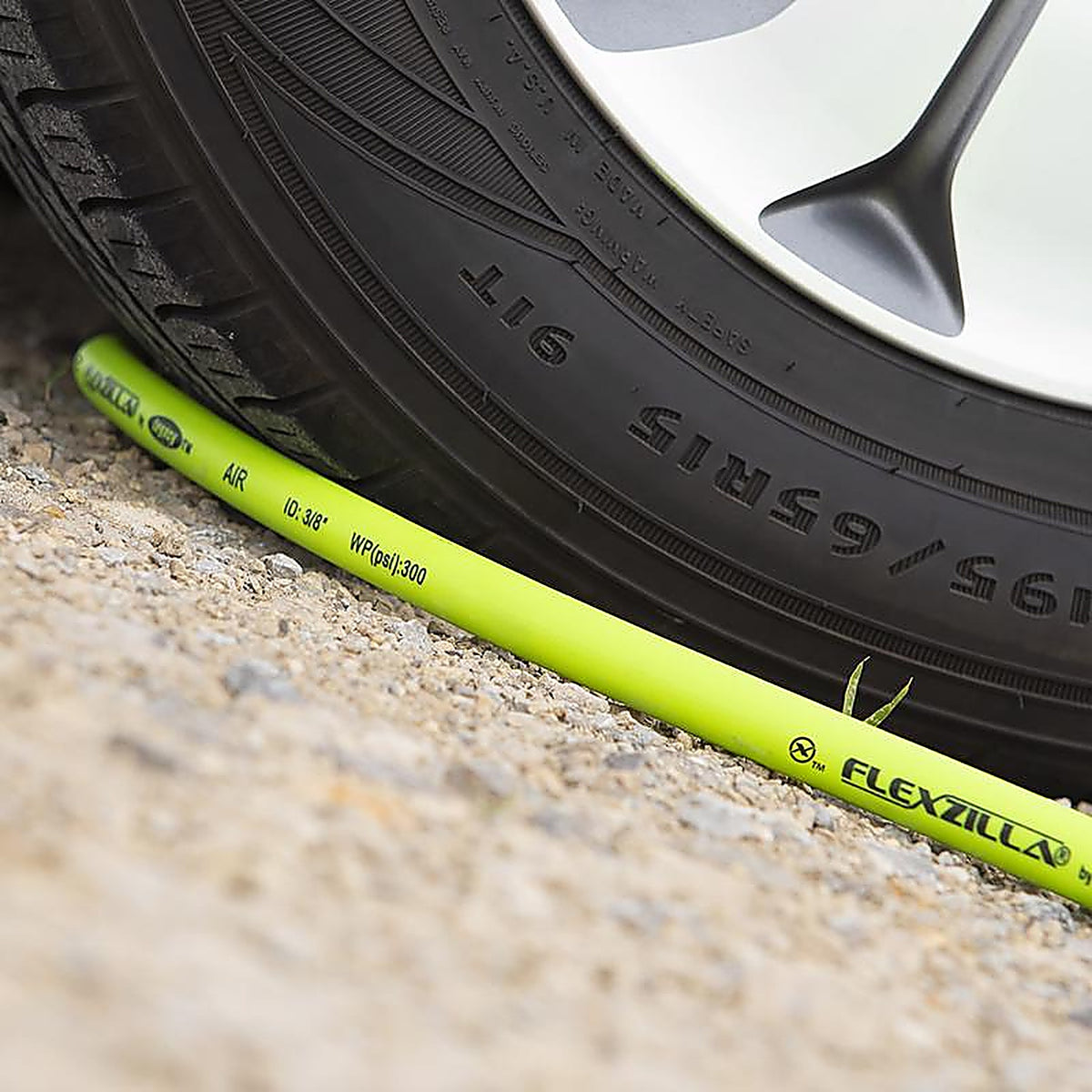 Flexzilla HFZP14100YW2 Pro 100 ft. L x 1/4 in. Dia. Hybrid Polymer Air Hose 300 psi Zilla Green
