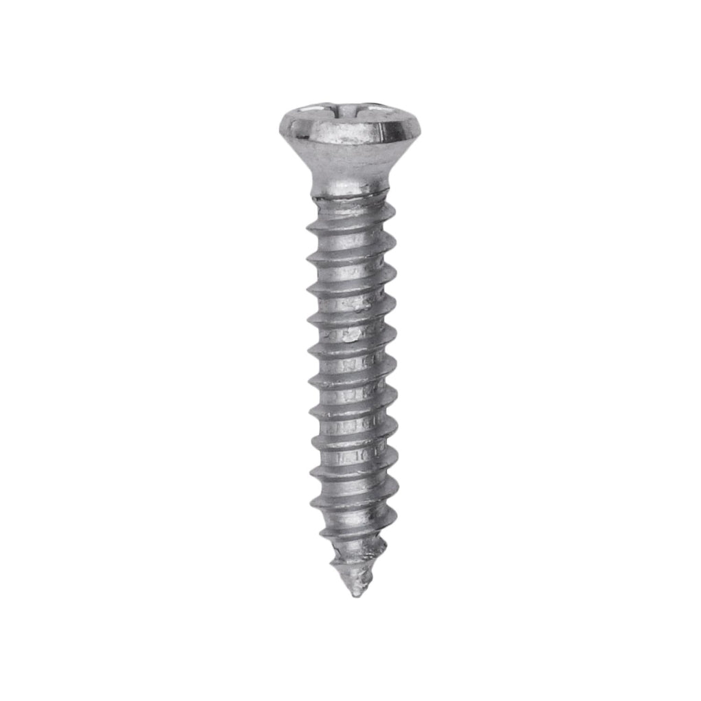 Auveco 1800 Phillips Oval Tapping Screw 8 x 7/8" Zinc #6 Head