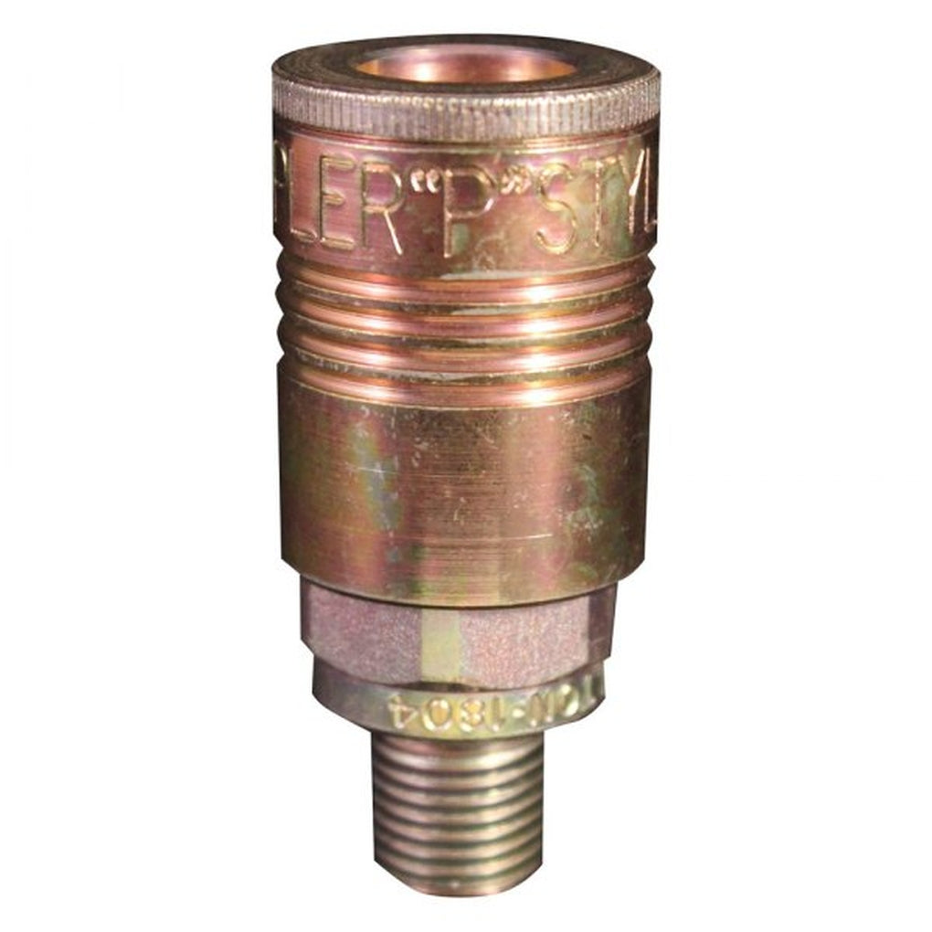 Milton 1804 1/4"MNPT 3/8" Coupler P-Style