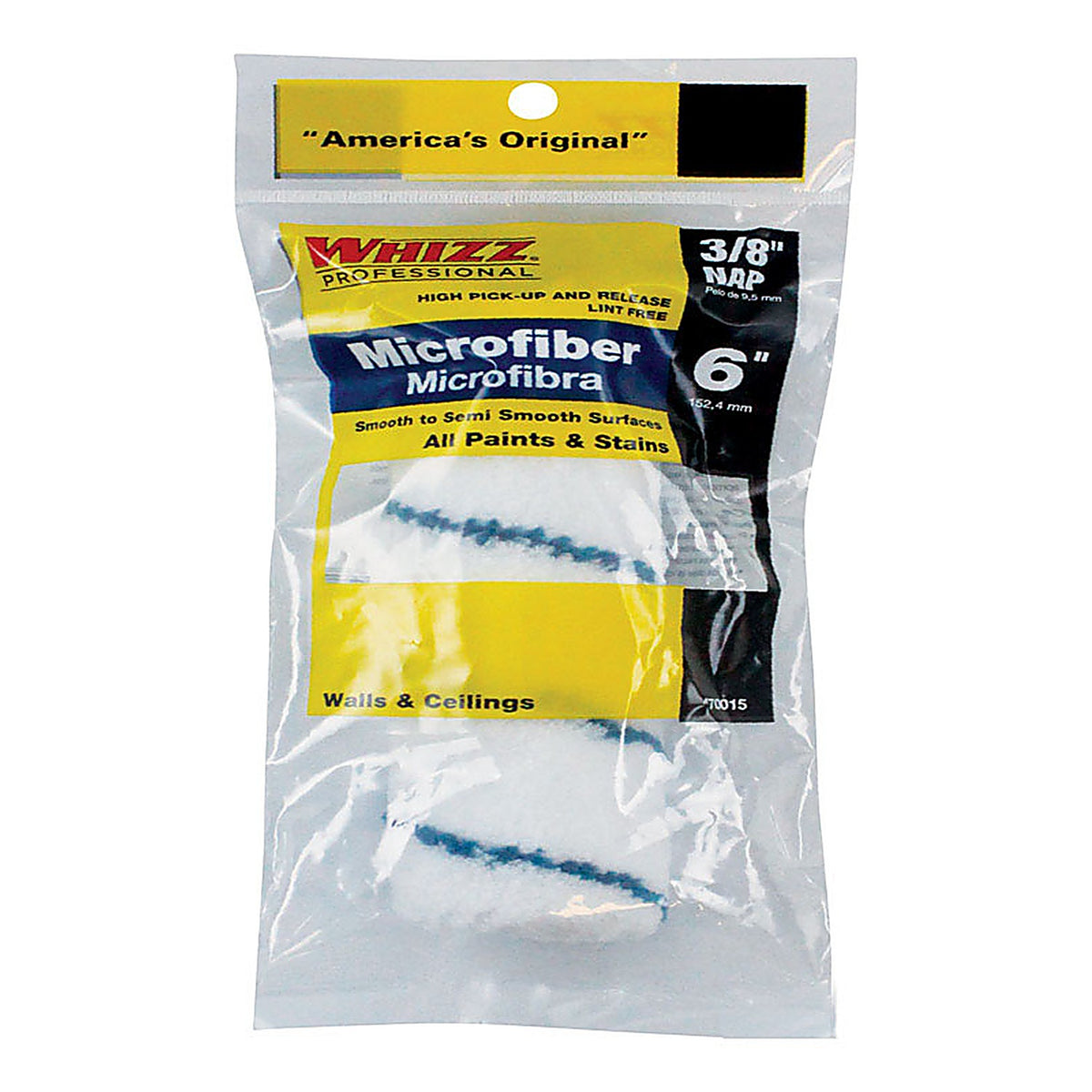 Whizz 70015 Xtrasorb Microfiber 6 in. W x 3/8 in. Jumbo Mini Paint Roller Cover 1/Pack