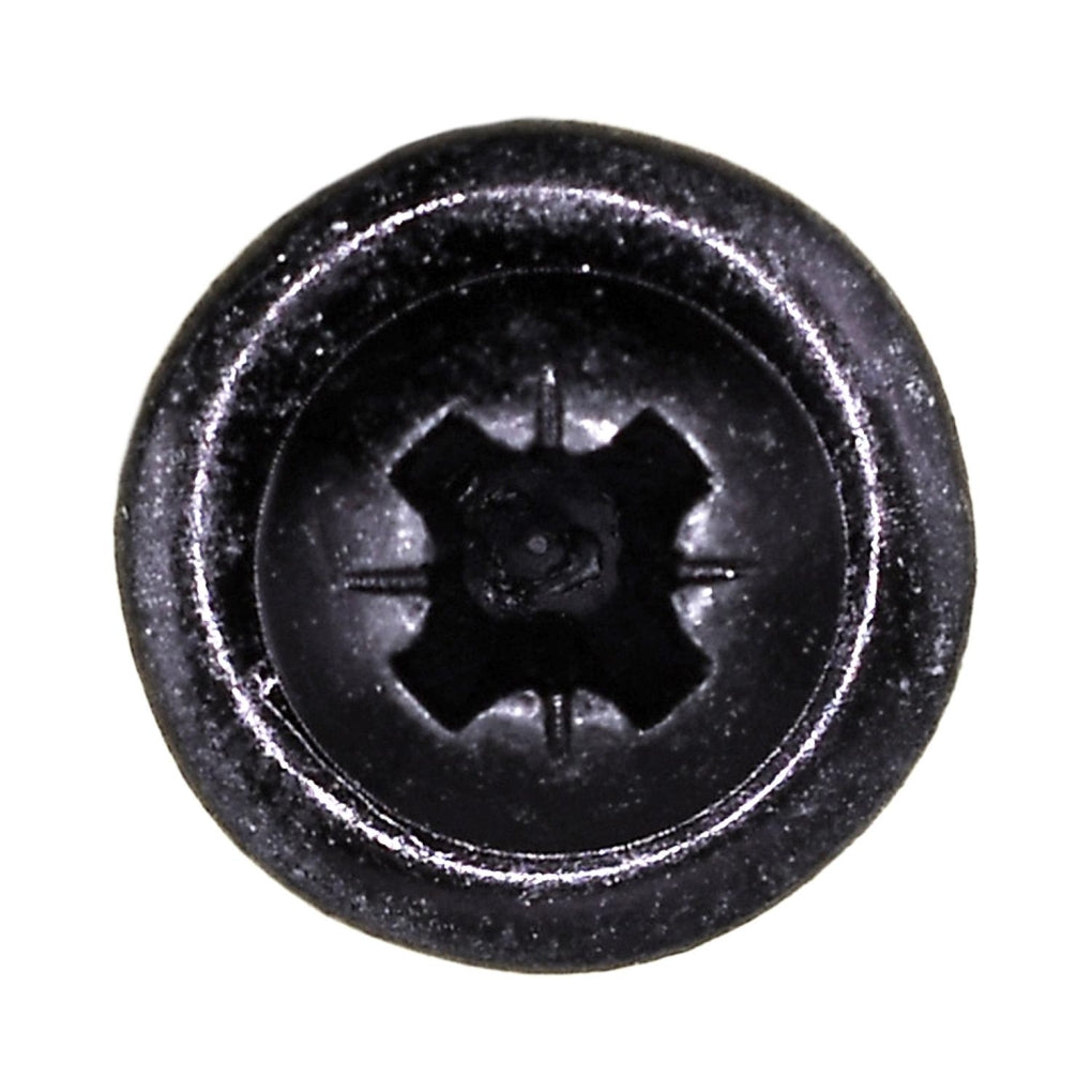 Auveco 18817 Posi-Drive Round Washer Head Teks Tapping Screw M4.2 x 16mm Black Zinc