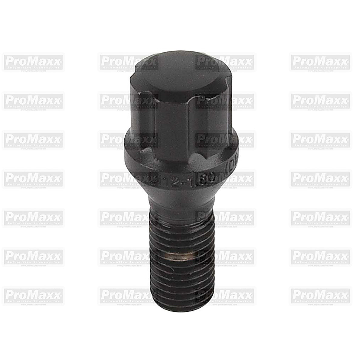 ProMaxx - 188B24C-0-B - Lugnut - Closed End Black Spline Lug Bolts - 24mm 12 X 1.5 0.95 in - Each (1)