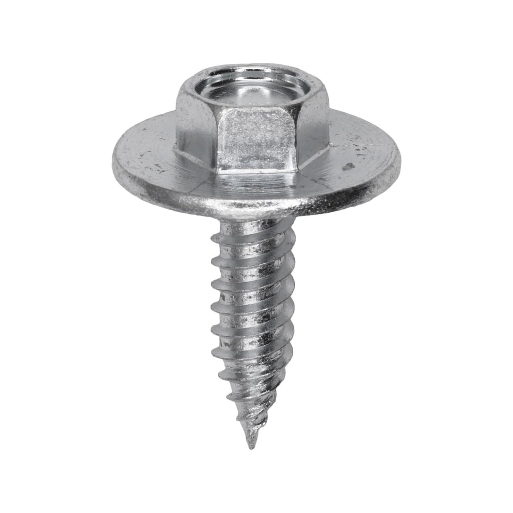 Auveco 18934 Hex Washer Head Tapping Screw #14 X 7/8" Zinc