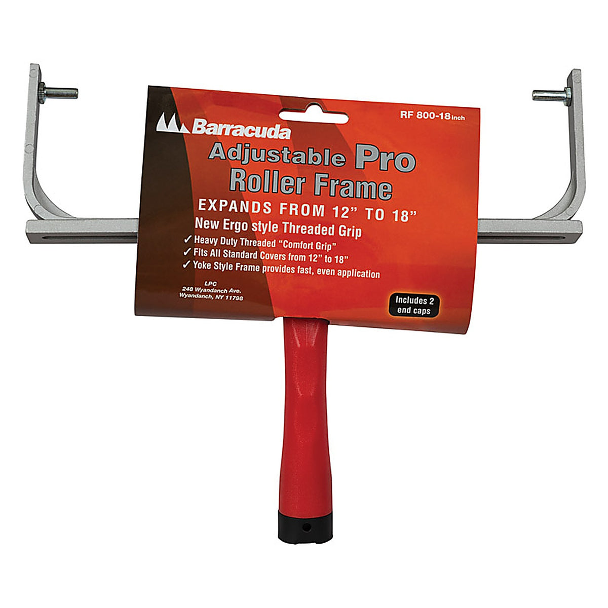 Arroworthy RF 800-18 Barracuda Adjustable Paint Roller Frame Threaded End